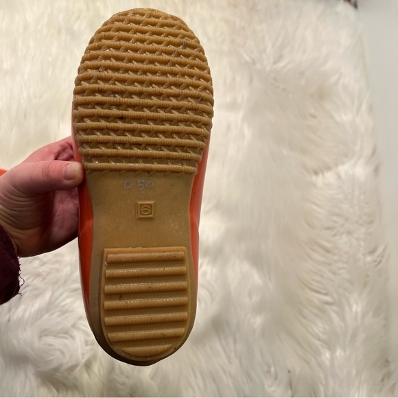 Jack Rogers Chloe Classic Rain Boot Tan Coral - Picture 9 of 10